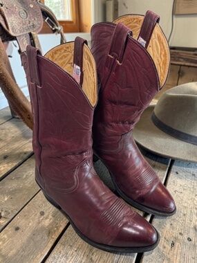 Vintage Nocona Cowboy Boots Mens Size 10E